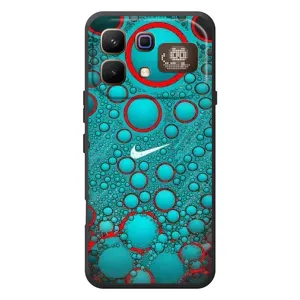 Силіконовый Чохол на Infinix Note 60 Pro з картинкою НАЙК (Найк зелений)