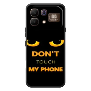 Чехол с Прикольным принтом на Infinix Note 60 Pro (Не трогай мой телефон)