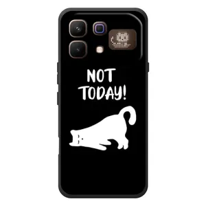 Бампер с изображением Котиков для Инфиникс Ноут 60 Про (Not Today)