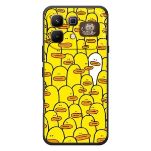 Силиконовый бампер с картинкой животных для Infinix Note 60 Pro (Особенный)
