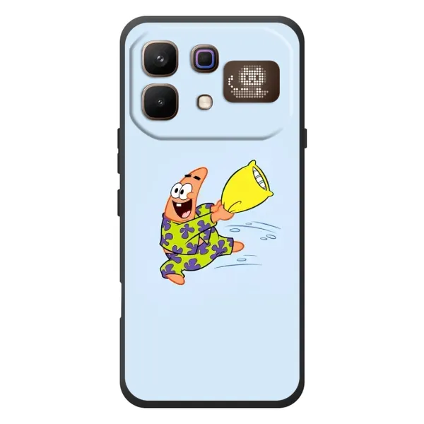 Чехол с рисунком «Патрик с подушкой» для Infinix Note 60 Pro Чехол с рисунком «Патрик с подушкой» для Infinix Note 60 Pro