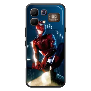 Чехол Супергерой Человека Паука на Infinix Note 60 Pro (Паук на доме)