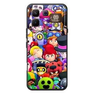 Силіконовый Чохол на Infinix Note 60 Pro з картинкою Brawl Stars (Персонажі)