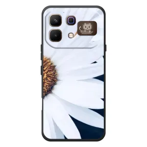 Чохол з ромашками на Infinix Note 60 Pro (Пів ромашки)