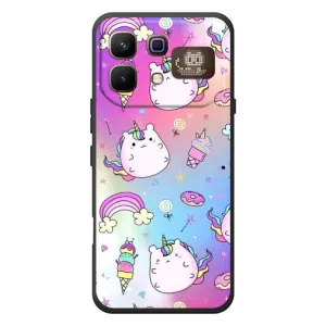 Чохол Unicorn на Infinix Note 60 Pro (Веселка і Єдинорог)