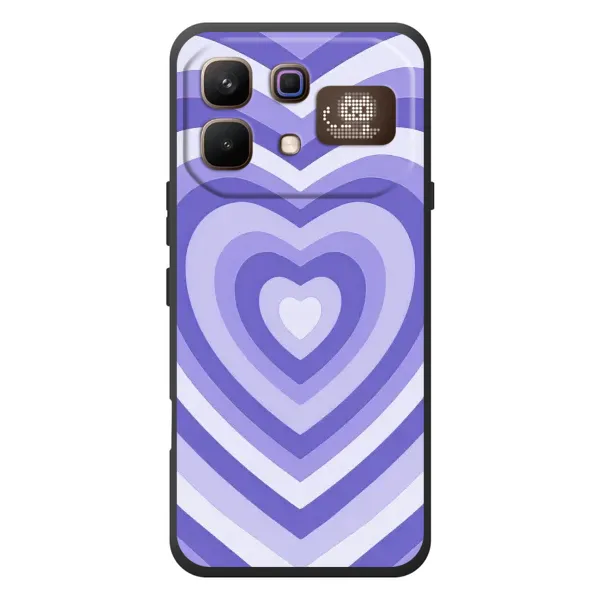 Чехол с рисунком «Сердце фиолет» для Infinix Note 60 Pro Чехол с рисунком «Сердце фиолет» для Infinix Note 60 Pro