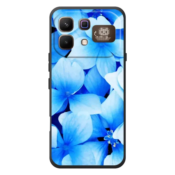 Чехол с рисунком «Синие цветы» для Infinix Note 60 Pro Чехол с рисунком «Синие цветы» для Infinix Note 60 Pro