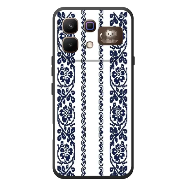 Чехол с рисунком «Синяя вышиванка» для Infinix Note 60 Pro Чехол с рисунком «Синяя вышиванка» для Infinix Note 60 Pro