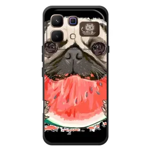 Чехол (ТПУ) Милые собачки для Infinix Note 60 Pro (Смешной Мопс)