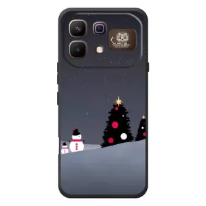 Чохли на Новий Рік Infinix Note 60 Pro (Сніговички)