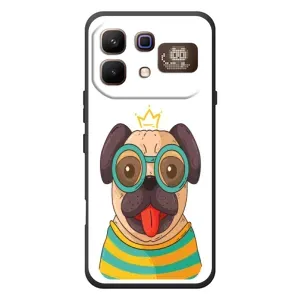 Бампер для Infinix Note 60 Pro с картинкой "Песики" (Собака Король)