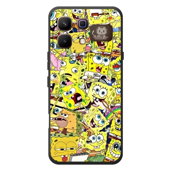 Чехол с рисунком «Спанч Боб Арт» для Infinix Note 60 Pro Чехол с рисунком «Спанч Боб Арт» для Infinix Note 60 Pro