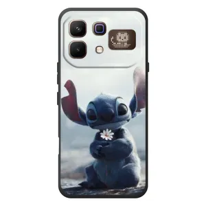 Чохол з малюнком Стіч для Infinix Note 60 Pro (Стіч з квіткою)