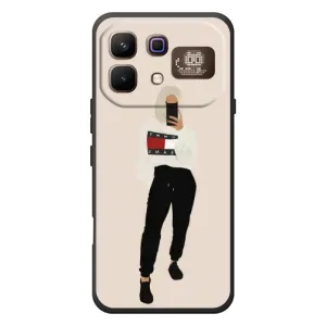 Силіконовый Чохол на Infinix Note 60 Pro з картинкой Модных девушек (Стильна)