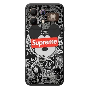 Чехол с Брендами одежды на Инфиникс Ноут 60 Про (Supreme Маус)
