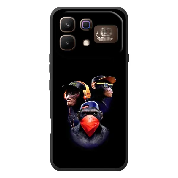 Чехол с рисунком «Три обезьяны» для Infinix Note 60 Pro Чехол с рисунком «Три обезьяны» для Infinix Note 60 Pro