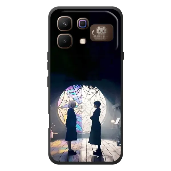 Чехол с рисунком «Уэнсдей и Энди» для Infinix Note 60 Pro Чехол с рисунком «Уэнсдей и Энди» для Infinix Note 60 Pro