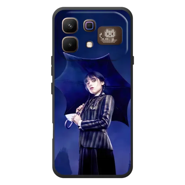 Чехол с рисунком «Уэнсдей с зонтом» для Infinix Note 60 Pro Чехол с рисунком «Уэнсдей с зонтом» для Infinix Note 60 Pro