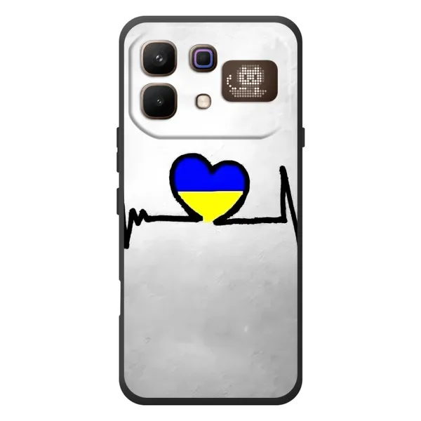 Чехол с рисунком «Украинская кардиограмма» для Infinix Note 60 Pro