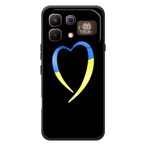 Силиконовый Чехол на Infinix Note 60 Pro (Я-Украина) (Украинское сердце)