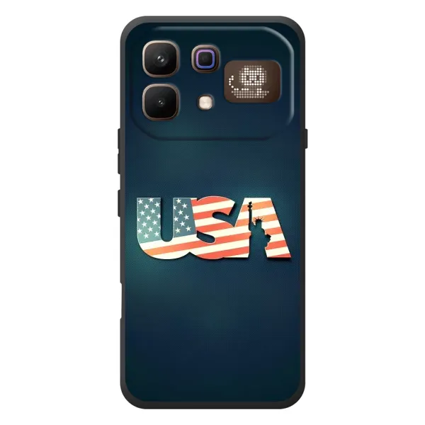 Чехол с рисунком «USA» для Infinix Note 60 Pro Чехол с рисунком «USA» для Infinix Note 60 Pro