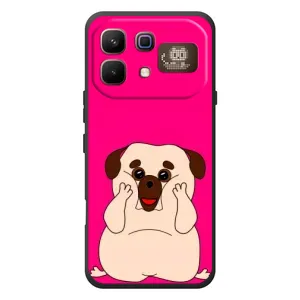 Чехол (ТПУ) Милые собачки для Infinix Note 60 Pro (Веселый Мопсик)