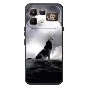 Чехол с Волком на Infinix Note 60 Pro (Волк и луна)