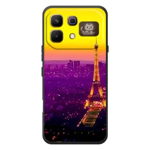 Чехол с Эйфелевой башней на Infinix Note 60 Pro (Яркая башня)