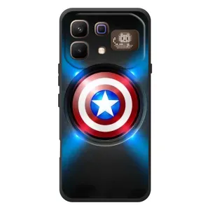 Чехол с Щитом Капитана Америки на Infinix Note 60 Pro (Яркий Щит Капитана)