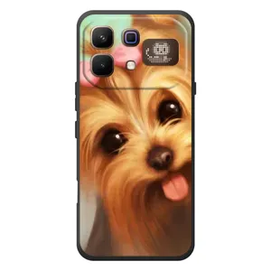 Чехол (ТПУ) Милые собачки для Infinix Note 60 Pro (Йоршенский терьер)