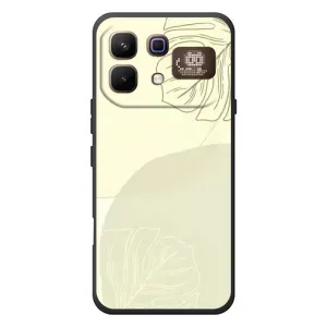 Чохол квітковий дизайн для Infinix Note 60 Pro (Зелений фон)
