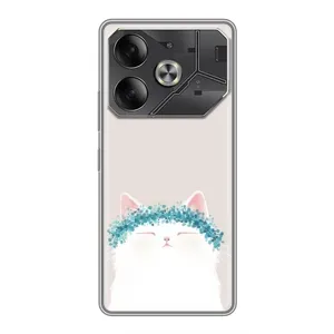 Чохол на тематику: Коти для Infinix Note 60 Ultra (Білий котик)