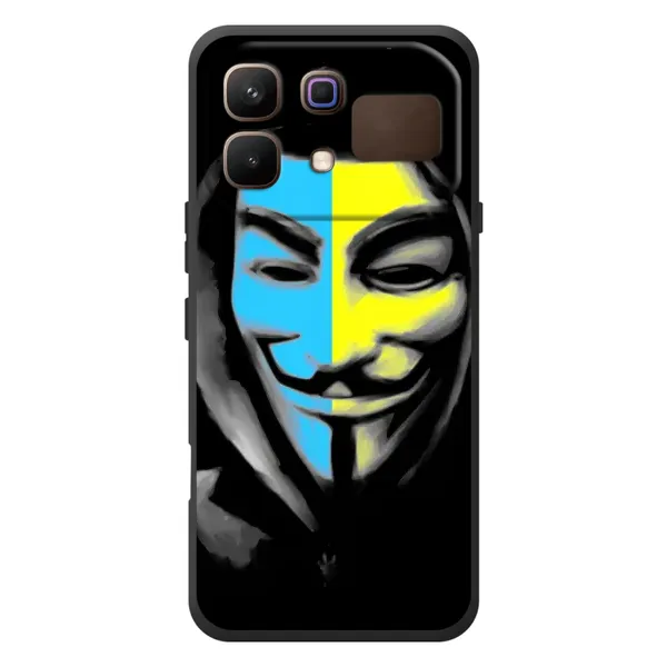 Чехол с рисунком «Анонимус патриот» для Infinix Note 60