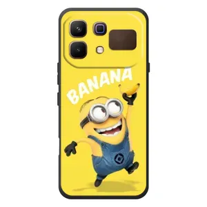 Мультяшный принт на Чехол для Инфиникс Ноте 60 (Banana)