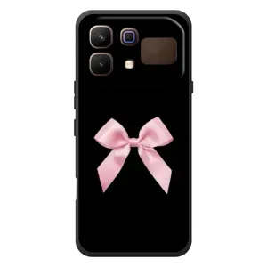 Чехол банты для Infinix Note 60 (Бант на черном)