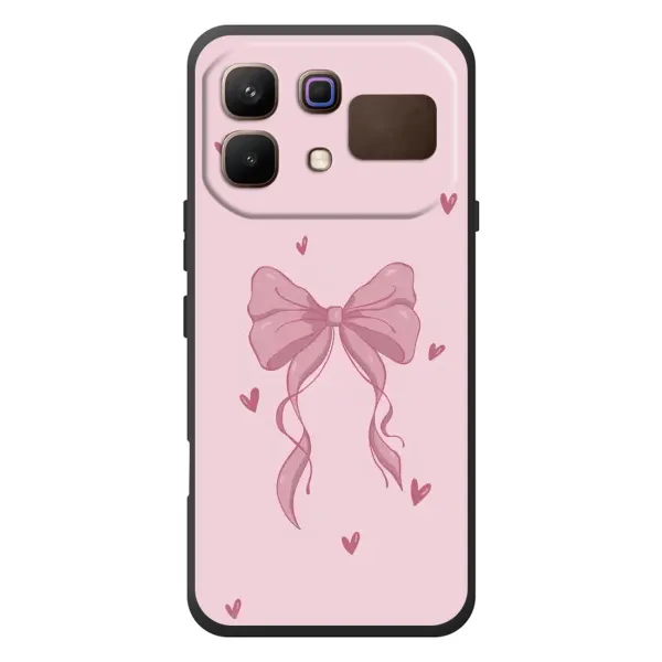 Чехол с рисунком «Бант на розовом» для Infinix Note 60 Чехол с рисунком «Бант на розовом» для Infinix Note 60