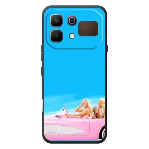 Силиконовый Чехол Барби Фильм на Infinix Note 60 (Барби и Кен)