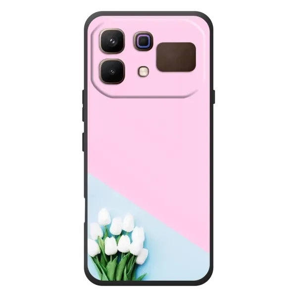 Чехол с рисунком «Белые тюльпаны» для Infinix Note 60 Чехол с рисунком «Белые тюльпаны» для Infinix Note 60