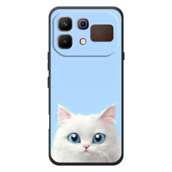 Чехол с рисунком «Белый кот» для Infinix Note 60 Чехол с рисунком «Белый кот» для Infinix Note 60