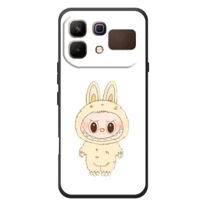 Чехол с принтом Лабубу для Infinix Note 60 (Бежевый Лабубу)
