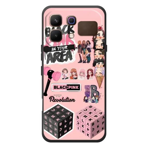 Чехол с рисунком «BLACK PINK коллаж» для Infinix Note 60 Чехол с рисунком «BLACK PINK коллаж» для Infinix Note 60