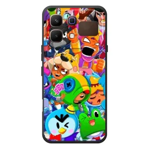 Силиконовый Чехол на Infinix Note 60 с картинкой Brawl Stars (Brawl-Stars)