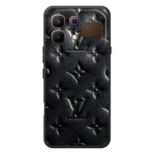 Текстурний Чохол Louis Vuitton для Інфінікс Ноут 60 (Чорний ЛВ)