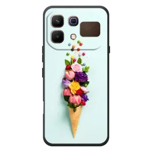 Чохли з тематикою "КВІТИ" на Infinix Note 60 (Квітка-морозиво)