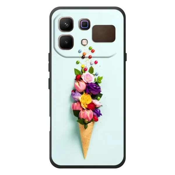 Чехол с рисунком «Цветок-мороженное» для Infinix Note 60 Чехол с рисунком «Цветок-мороженное» для Infinix Note 60