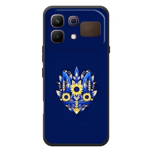 Чехол Укр Символика для Infinix Note 60 (Цветущий Герб)