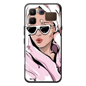 Чохол з картинкою Модні Дівчата Infinix Note 60 (Дівчина в халаті)