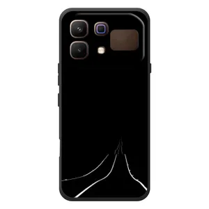 Чехол с картинками на черном фоне для Infinix Note 60 (Дорога)