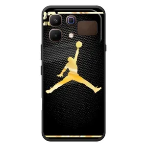 Силиконовый Чехол Nike Air Jordan на Инфиникс Ноте 60 (Джордан 23)