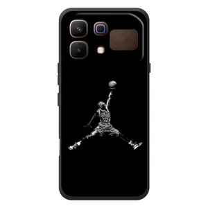 Силиконовый Чехол Nike Air Jordan на Инфиникс Ноте 60 (Джордан)